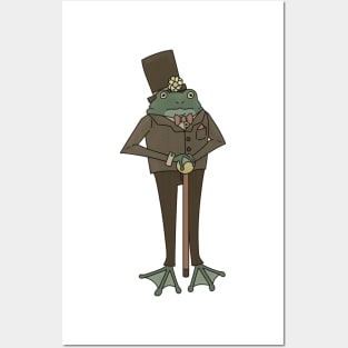 Dapper Frog Posters and Art